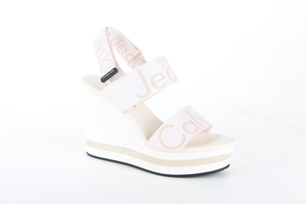 Calvin Klein Yw0yw00959-ybh dames sandalen gekleed Wit - 41
