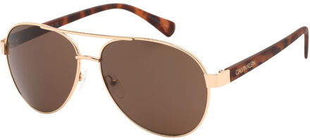 Calvin Klein zonnebril CK19316S 717 gouden zonnebril - maat