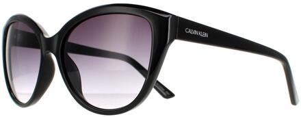 Calvin Klein zonnebril CK19536S 001 Zwart grijze gradiënt