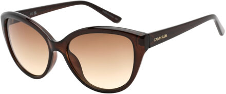 Calvin Klein zonnebril CK19536S 210 bruine zonnebril - maat
