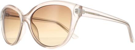 Calvin Klein zonnebril CK19536S 270 Crystal Beige Brown Gradiënt - maat