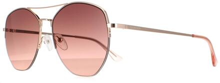 Calvin Klein zonnebril CK20121S 780 Rose Gold Brown - maat Goud