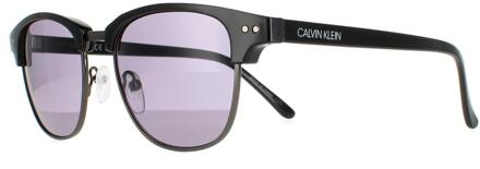 Calvin Klein zonnebril CK20314S 001 Glanzende zwarte vaste rook - One Size