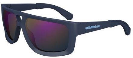 Calvin Klein Zonnebril Rechthoekig Frame - maat Donkerblauw