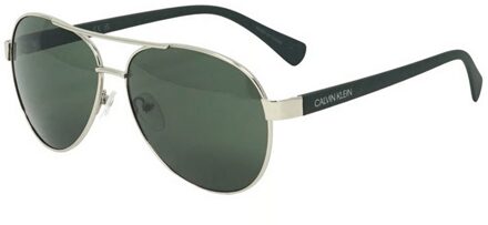 Calvin Klein Zonnebrillen voor heren (Groen/zilver)