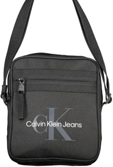 Calvin Klein Zwarte Crossbody Tas BDS Model Calvin Klein , Black , Heren - ONE Size