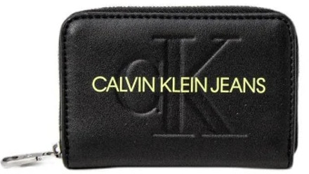 Calvin Klein Zwarte damesportemonnee met rits Calvin Klein , Black , Dames - ONE Size