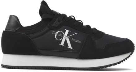 Calvin Klein Zwarte hardloopschoenen met rubberen zool Calvin Klein , Black , Dames - 43 Eu,45 Eu,44 Eu,41 Eu,40 Eu,42 EU