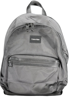 Calvin Klein Zwarte Heren Rugzak met Laptopvak Calvin Klein , Black , Unisex - ONE Size