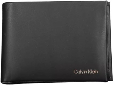 Calvin Klein Zwarte Herenportemonnee - Stijlvol en Elegant Calvin Klein , Black , Heren - ONE Size