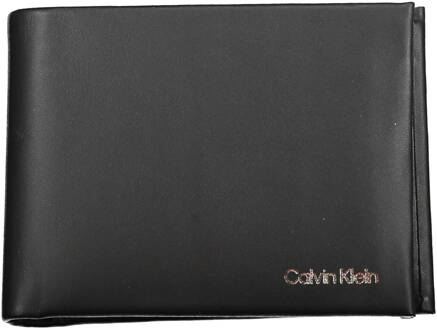 Calvin Klein Zwarte Herenportemonnee - Stijlvol en Elegant Calvin Klein , Black , Heren - ONE Size