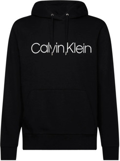 Calvin Klein Zwarte hoodie Calvin Klein , Black , Heren - Xl,L,M,S