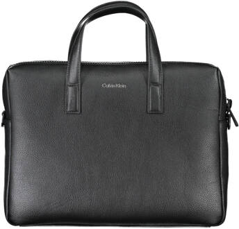 Calvin Klein Zwarte Laptoptas - Duurzaam en Stijlvol Calvin Klein , Black , Heren - ONE Size