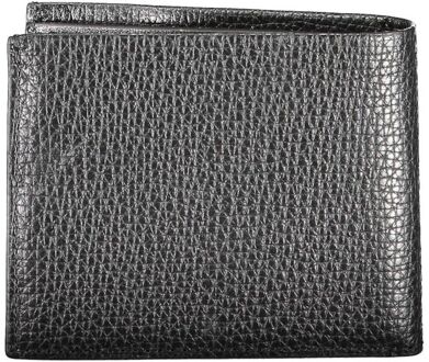 Calvin Klein Zwarte Leren Portemonnee - One Size