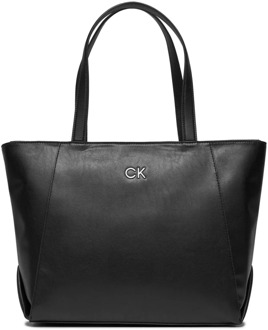 Calvin Klein Zwarte Shopper Tas voor Vrouwen Calvin Klein , Black , Dames - ONE Size