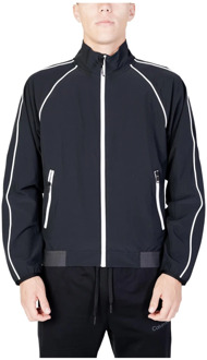 Calvin Klein Zwarte Sport Sweatshirt voor Heren Calvin Klein , Black , Heren - L