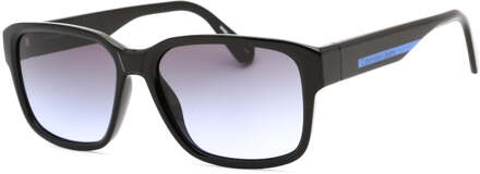 Calvin Klein Zwarte Zonnebril met Grijs Violet Kleurverloop - maat