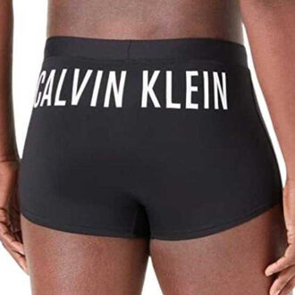 Calvin Klein Zwemshort met koordsluiting en ruglogo voor heren Zwart - S