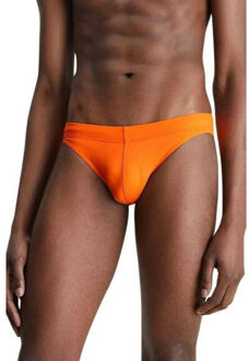 Calvin Klein Zwemshort met logo voor heren Oranje - S