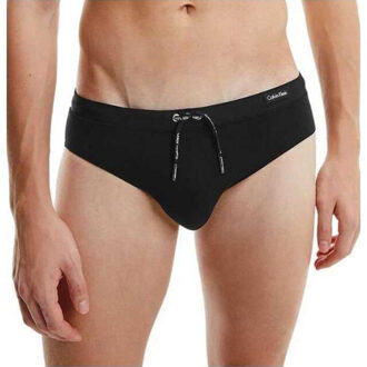 Calvin Klein Zwemshort met logo voor heren Zwart - S