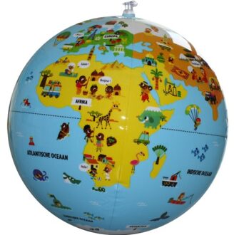 Caly-Toys Opblaasbare Op Ontdekking Wereldbol