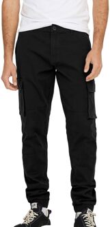 Cam Stage Cargo Broek Heren zwart - 31-32