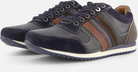 Camaro Sneakers blauw Leer - 43,40,41,46,44,45,42,47