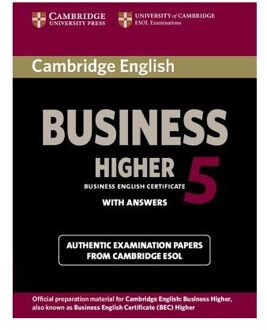 Cambridge English Business 5 Higher Student's Book with Answers