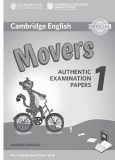 Cambridge English Movers 1 For Revised Exam From 2018 Answer Booklet - Cambridge Young Learners