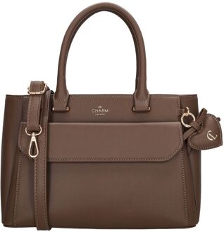 Cambridge handtas M mocca Bruin