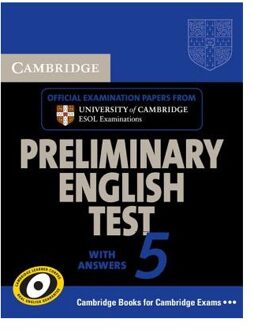 Cambridge Preliminary English Test 5 student's book with answers