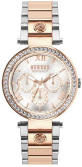Camden Market Swarovski Crystal Watch Versus Versace , Pink , Dames - ONE Size