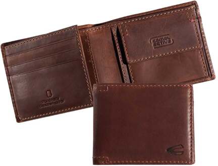 Camel Active BURKELY Padded Zip Wallet – Portemonnee – Cognac