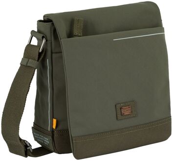 Camel Active City Flap Bag M Top Zip khaki damestas Groen - H 24 x B 22.5 x D 7 cm