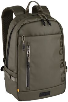 Camel Active Explore laptop laptop rugzak M khaki Groen - H 43 x B 33 x D 14 cm