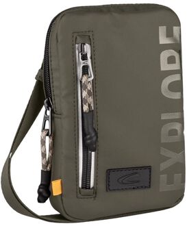 Camel Active Explore Mobile Phone Case khaki Groen - H 19.5 x B 12.5 x D 4.5 cm