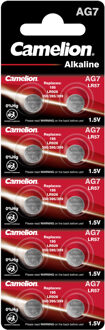 Camelion AG7 LR57 LR58 195 395 Alkaline 10 stuks