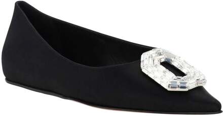 Camellia Ballerina Slippers Zwart