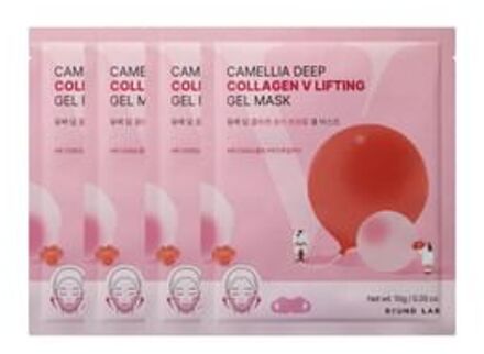 Camellia Deep Collagen V Lifting Gel Mask Set 10g x 4 sheets