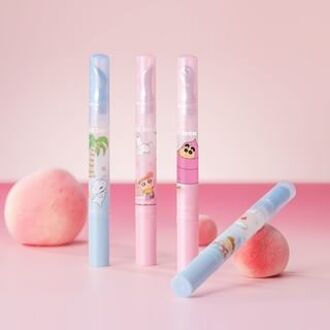 Camellia Lip Essence Crayon Shin-chan Edition - 2 Flavors #01A White Peach (Pink Version) - 1.5g