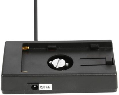 Camera Batterij Adapter Gesp Plaat W/7.4V DC5.5 2.1Mm Plug Voor Sony NP-F NP-F970, F960, f770, F750, F570, F550 Batterijen