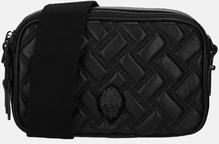 Camera Drench crossbody tas black Zwart