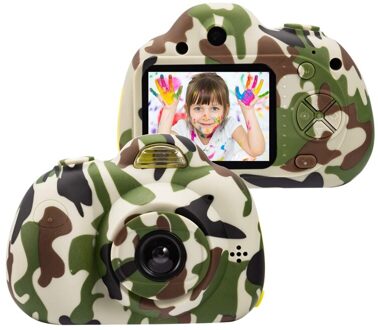 Camera Full Hd 1080P Draagbare Digitale Camcorder 2 Inch Lcd Display Kinderen Familie Reizen Foto Gebruik Kinderen min camouflage