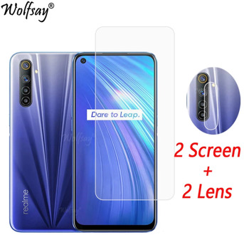 Camera Lens Protector For Oppo Realme 6 Screen Protector Tempered Glass For Oppo Realme 6 Camera Glass For Realme 6 Glass 6.5"