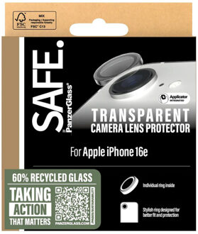 Camera Lens Protector voor de Apple iPhone 17e / 16e - Transparant