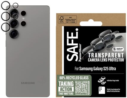 Camera Lens Protector voor de Samsung S25 Ultra - Transparant