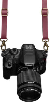 Camera Neck strap Bordeaux red