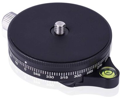 Camera Pan Basis Met Arca Zwitserse Stijl Plaat, 0.95Cm Schroef Aluminium Panoramic Ball Statief Hoofd Met Waterpas, Laadvermogen 2