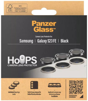 Camera Protector Hoop Optic Rings voor de Samsung Galaxy S23 FE Transparant