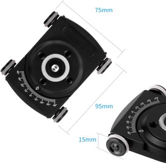 Camera Rolling Slider Voor Dolly Auto Tafel Top Desktop Roller Platform Video Track Rail Stabilisator Voor Vlog Dslr Rig Smartphone zwart